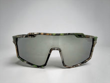 Military Tactical Hunting Fishing Wrap Around Safety SUNGLASSES Camouflage Frame - Silver Lens CAMO3
