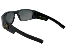 Classic Hardcore Gangster Biker Style Choppers SUNGLASSES Thick Carbon Fiber Frame - Dark Lens 6786