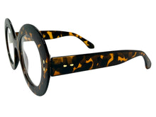 Oversized Vintage Retro Style Clear Lens EYEGLASSES Large Thick Round Tortoise Frame 1765