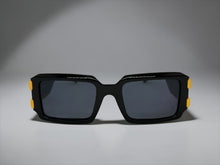 Classic Hardcore Biker Gangster Style LOCS SUNGLASSES Large Thick Black Frame - Dark Lens 91336