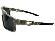 Military Tactical Hunting Fishing Wrap Around Safety SUNGLASSES Large Camouflage Frame - Dark Lens CAMO3