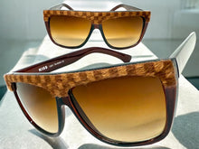 Oversized Classic Vintage Retro Style SUNGLASSES Large Black Frame Checkered Pattern 1201