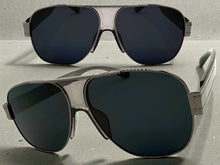 Classic Hardcore Biker Gangster Hip Hop Rapper Style SUNGLASSES Gunmetal Frame - Super Dark Lens 4000