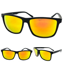 Classic Biker Sporty Trendy Stylish SUNGLASSES Square Black Frame 6820