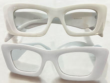 Exaggerated Vintage Retro Style Clear Lens EYEGLASSES Thick White Frame 81260
