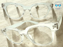Classic Vintage Retro Style Clear Lens Blue Light Block Computer EYEGLASSES Crystal Clear Frame I135