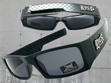 Classic Hardcore Biker Gangster Style LOCS SUNGLASSES Black Frame Dark Lens 91167