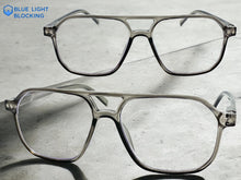 Classic Vintage Retro Aviator Style READING GLASSES READERS Gray Frame Lens Strength +2.50