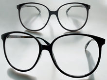 Oversized Classic Vintage Retro Style Clear Lens EYEGLASSES Large Round Black Frame I129