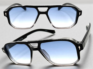 Classic Vintage Retro Hip Hop Style SUNGLASSES Square Black Frame 80930