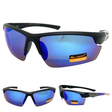 Military Tactial Sporty Wrap Around Style SUNGLASSES Patriotic USA Flag Frame 2718
