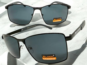 Classic Sporty Modern Stylish Sleek Biker SUNGLASSES Black Frame Dark Lens 1462