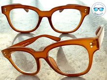 Classic Vintage Retro Style Clear Lens Blue Light Block Computer EYEGLASSES Brown Frame I135