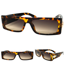 Classic Luxury Retro Hip Hop Style SUNGLASSES Tortoise Lens 30421