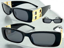 Classic Elegant Vintage Retro Style SUNGLASSES Thick Square Black Frame E2105