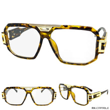 Classic Vintage Retro Hip Hop Rapper Style Clear Lens EYEGLASSES Tortoise & Gold Frame 5408 (Copy)