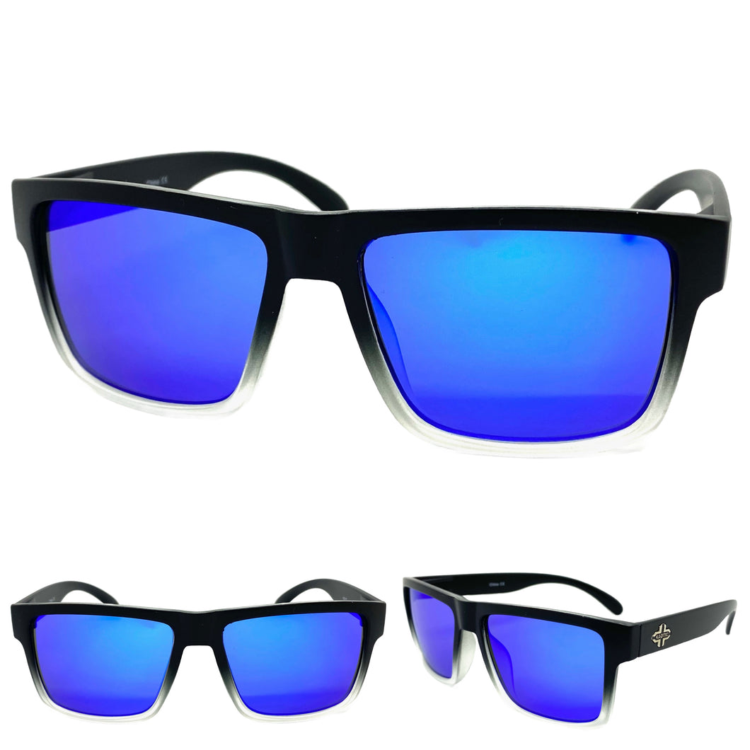 Classic Biker Motorcycle Hardcore Sporty SUNGLASSES Black Frame K0012