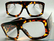 Oversized Exaggerated Vintage Retro Style Clear Lens EYEGLASSES Large Super Thick Tortoise Frame 1386