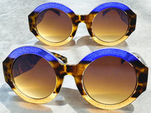 Classic Vintage Retro Style SUNGLASSES Round Thick Tortoise Frame E1277