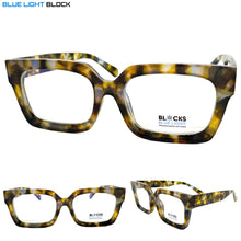 Classic Vintage Retro Style Blue Light Blocking Computer EYEGLASSES Large Thick Tortoise Frame 2016