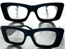 Exaggerated Vintage Retro Style Clear Lens EYEGLASSES Thick Black Frame 81260