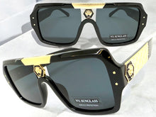 Classic Hardcore Biker Gangster Hip Hop Style SUNGLASSES Black Frame Dark Lens 5468