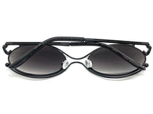 Oversized Exaggerated Vintage Retro Style SUNGLASSES Large Round Black Frame 6295