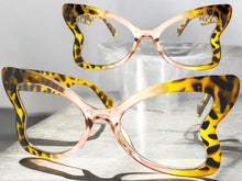 Oversized Vintage Retro Style Clear Lens EYEGLASSES Large Butterfly Tortoise Frame 81261