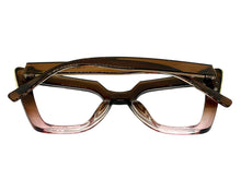 Oversized Vintage Retro Cat Eye Style Clear Lens EYEGLASSES Large Brown Optical Frame 13188