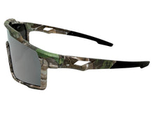 Military Tactical Hunting Fishing Wrap Around Safety SUNGLASSES Camouflage Frame - Silver Lens CAMO3