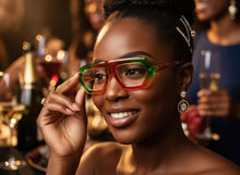 Classy Elegant Modern Retro Style Clear Lens EYEGLASSES Thick Geometric Optical Frame 6191