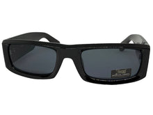 Classic Hardcore Biker Gangster Style LOCS SUNGLASSES Large Thick Black Frame - Dark Lens 91335