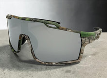 Military Tactical Hunting Fishing Wrap Around Safety SUNGLASSES Camouflage Frame - Silver Lens CAMO3
