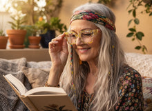 Oversized Exaggerated Funky Artsy Retro Style Clear Lens EYEGLASSES Abstract Optical Frame 69100