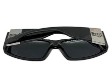 Classic Hardcore Biker Gangster Style LOCS SUNGLASSES Large Thick Black Frame - Dark Lens 91337