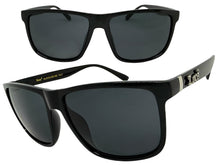 Classic Hardcore Biker Gangster Style LOCS SUNGLASSES Square Black Frame - Dark Lens 91295