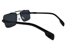 Classy Elegant Luxury Hip Hop Rapper Style SUNGLASSES Black Frame - Black Cross & Fleur De Lis 27774