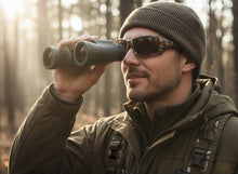Military Tactical Hunting Fishing Wrap Around Safety POLARIZED SUNGLASSES Camouflage Frame - Brown Lens CAMO2