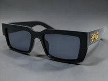 Classic Hardcore Biker Gangster Style LOCS SUNGLASSES Large Thick Black Frame - Dark Lens 91212