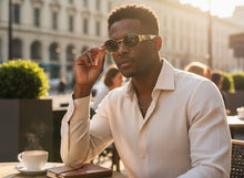 Classic Vintage Retro Luxury Hip Hop Rapper Style SUNGLASSES Oval Gold Frame - Gray Lens 27736