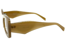 Exaggerated Classic Vintage RETRO Cat Eye Style READING GLASSES READERS Khaki Frame - Lens Strength +1.50