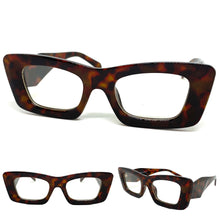 Exaggerated Vintage Retro Style Clear Lens EYEGLASSES Thick Tortoise Frame 81260