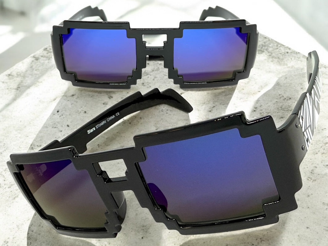Party Club Beach Cruise Raver DJ Festival Novelty SUNGLASSES Fun Shades Funky Frame ST049
