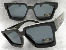 Classic Hardcore Biker Gangster Style LOCS SUNGLASSES Black Frame - Dark Lens 91209