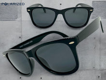 Classic Vintage Retro Style POLARIZED Lens SUNGLASSES Black Frame 1007