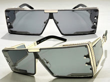 Classic Hardcore Gangster Hip Hop Rapper Pimp Style SUNGLASSES Silver Frame 79004