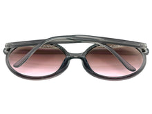 Oversized Classic Vintage Retro Style SUNGLASSES X-Large Round Gray Frame 15032
