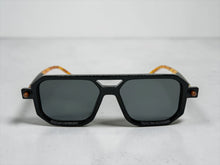 Classic Vintage Retro Luxury Hip Hop Style SUNGLASSES Square Black Frame - Dark Lens E2036