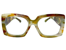 Oversized Classic Vintage Retro Style Clear Lens EYEGLASSES Thick Square Marble Frame 81218