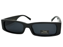 Classic Hardcore Biker Gangster Style LOCS SUNGLASSES Large Thick Black Frame - Dark Lens 91320